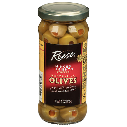 Reese Olive Stuffed Pimento 5 oz (Pack of 6)