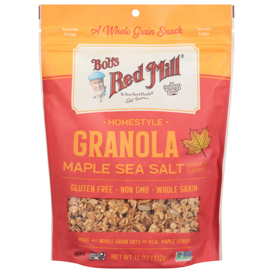 Bobs Red Mill Granola Homestyle Maple Sea Salt 11 oz (Pack Of 6)