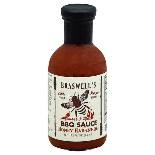 Braswell Sauce BBQ Honey Habanero 13.5 oz (Pack Of 6)