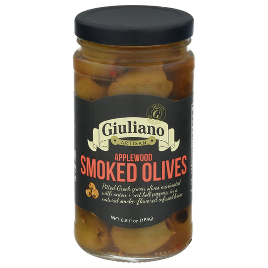 Giuliano Olive Deli Applewood Smoked 6.5 oz (Pack Of 6)