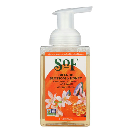 South Of France Hand Soap - Foaming - Orange Blossom Honey - 8 oz (Pack of 3)