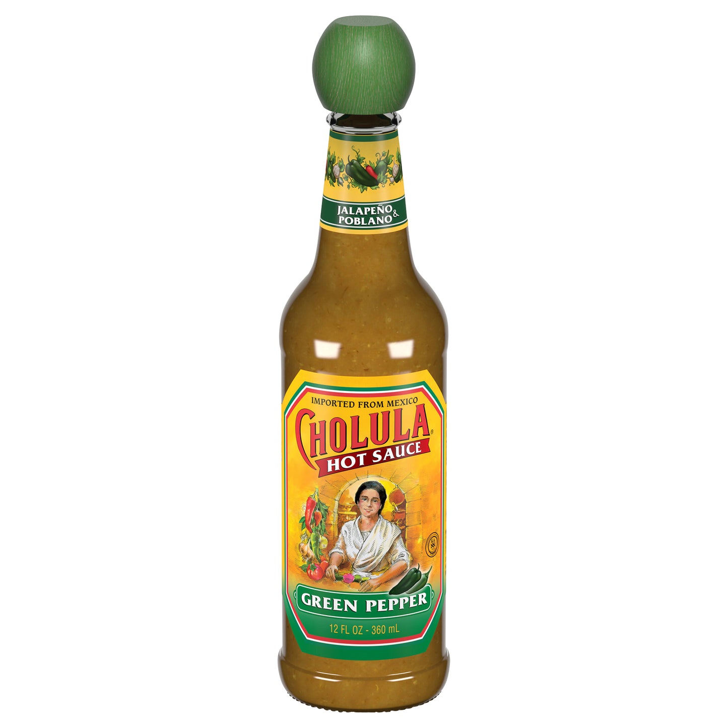 Cholula Hot Sauce Green Pepper 12 oz (Pack Of 12)