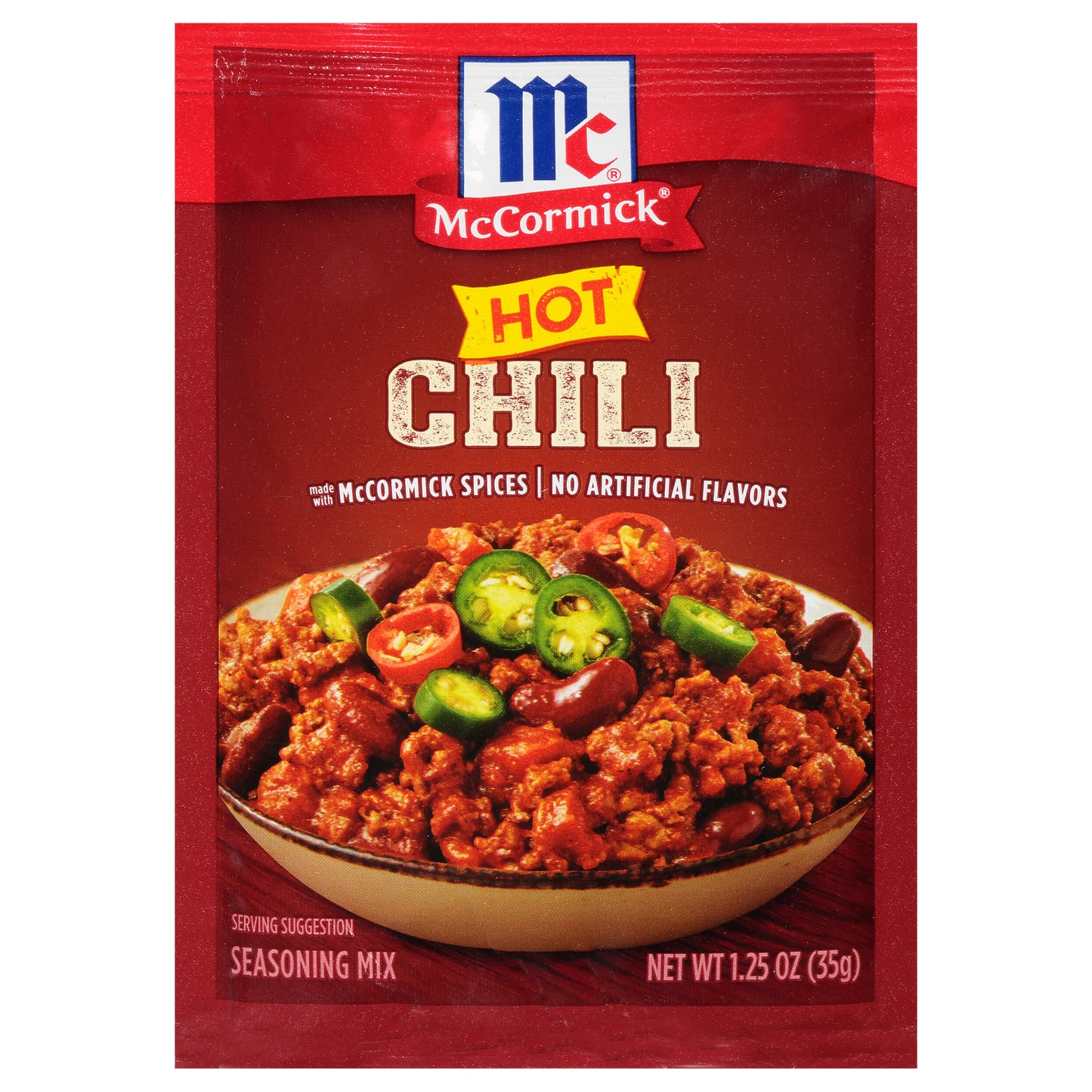 Mc Cormick Seasoning Chile Hot Mix 1.25 oz (Pack Of 12)