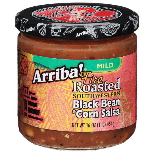 Arriba Salsa Black Bean & Corn 16 Oz (Pack Of 6)