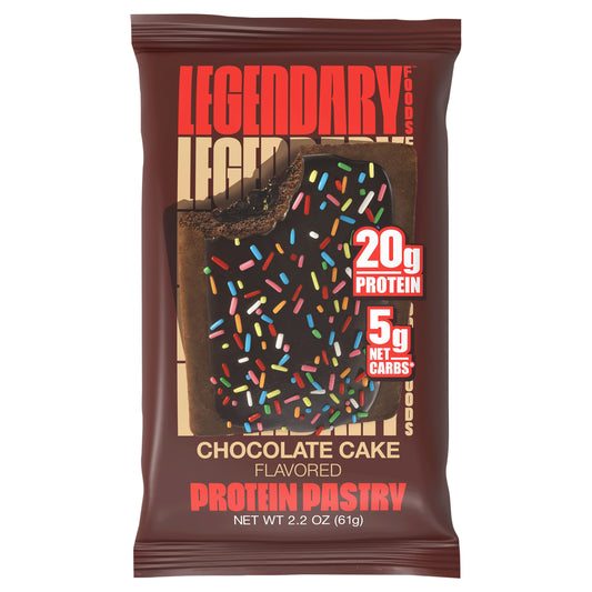 Legendary Foods Pastry Chocolate Cake 2.2 Oz (Pack Of 10)