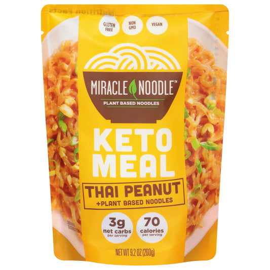 Miracle Noodle Keto Meal Thai Peanut 9 oz (Pack Of 6)