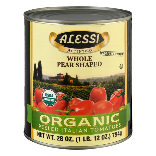 Alessi Tomato Pelled Organic 28 oz (Pack Of 12)