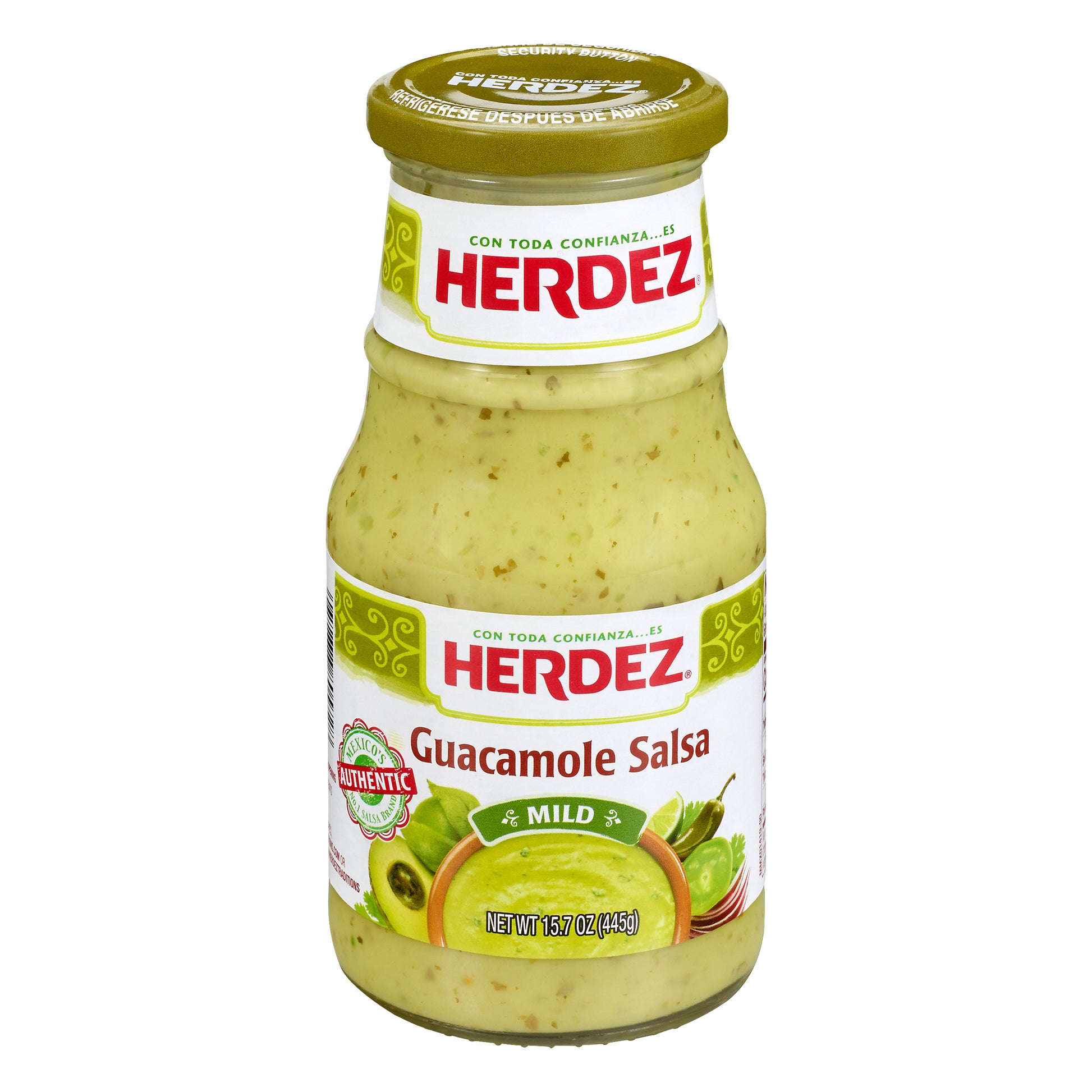 Herdez Salsa Guacamole Mild 15.7 oz (Pack Of 12)