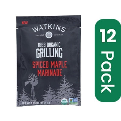 Watkins - Marinade Spiced Maple 1.25 oz (Pack of 12)