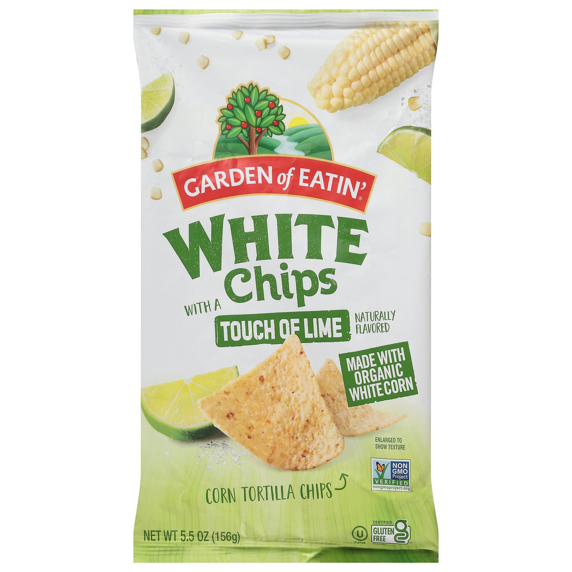 Garden Of Eatin Chip Tortilla White Lime 5.5 Oz Pack of 12