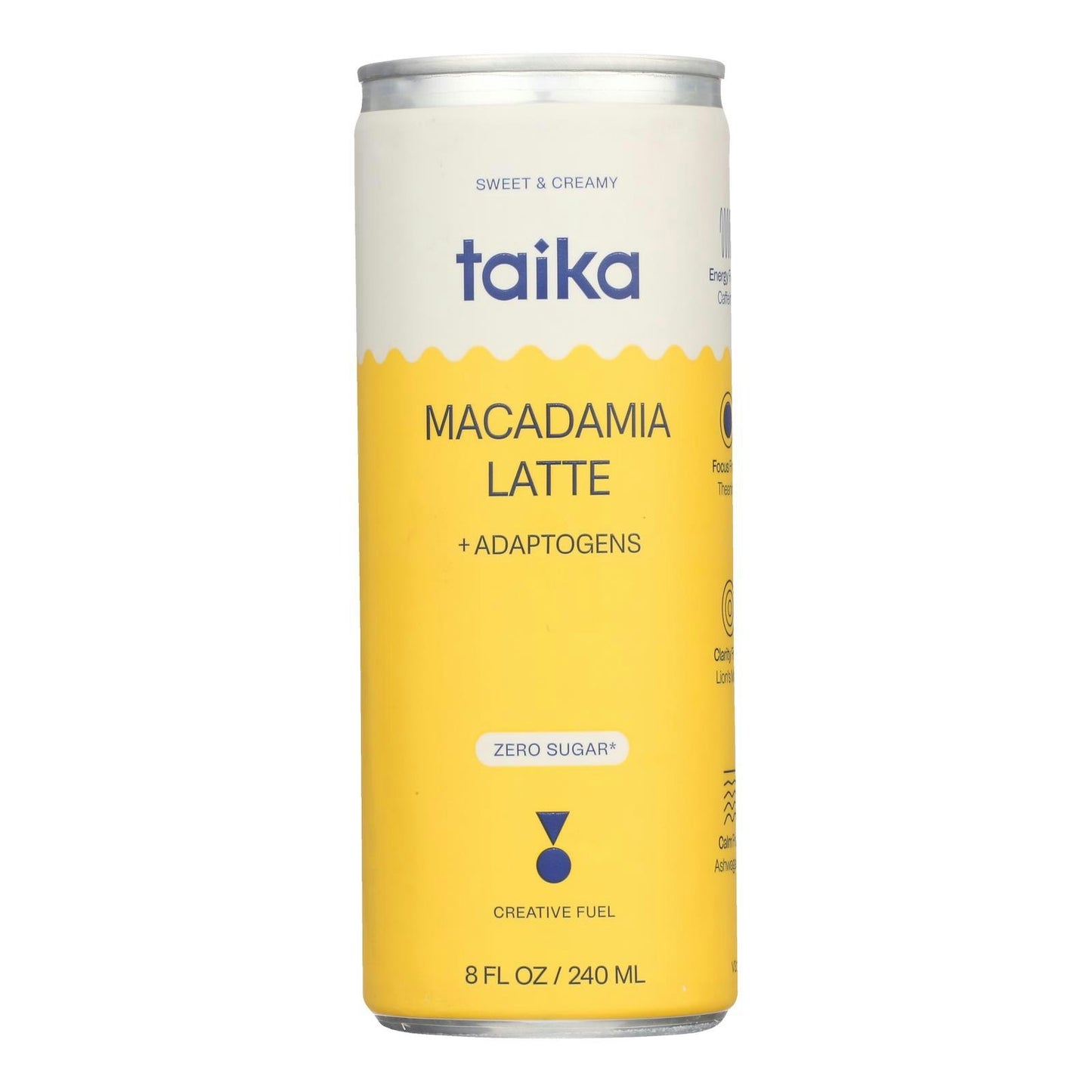 Taika Coffee Macadamia Latte RTD 8 Fl Oz (Pack Of 12)