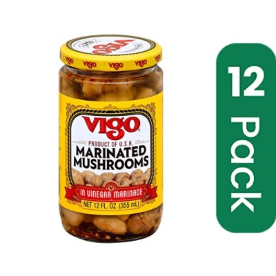 Vigo Mushroom Marinated 12 Oz (Pack of 12)