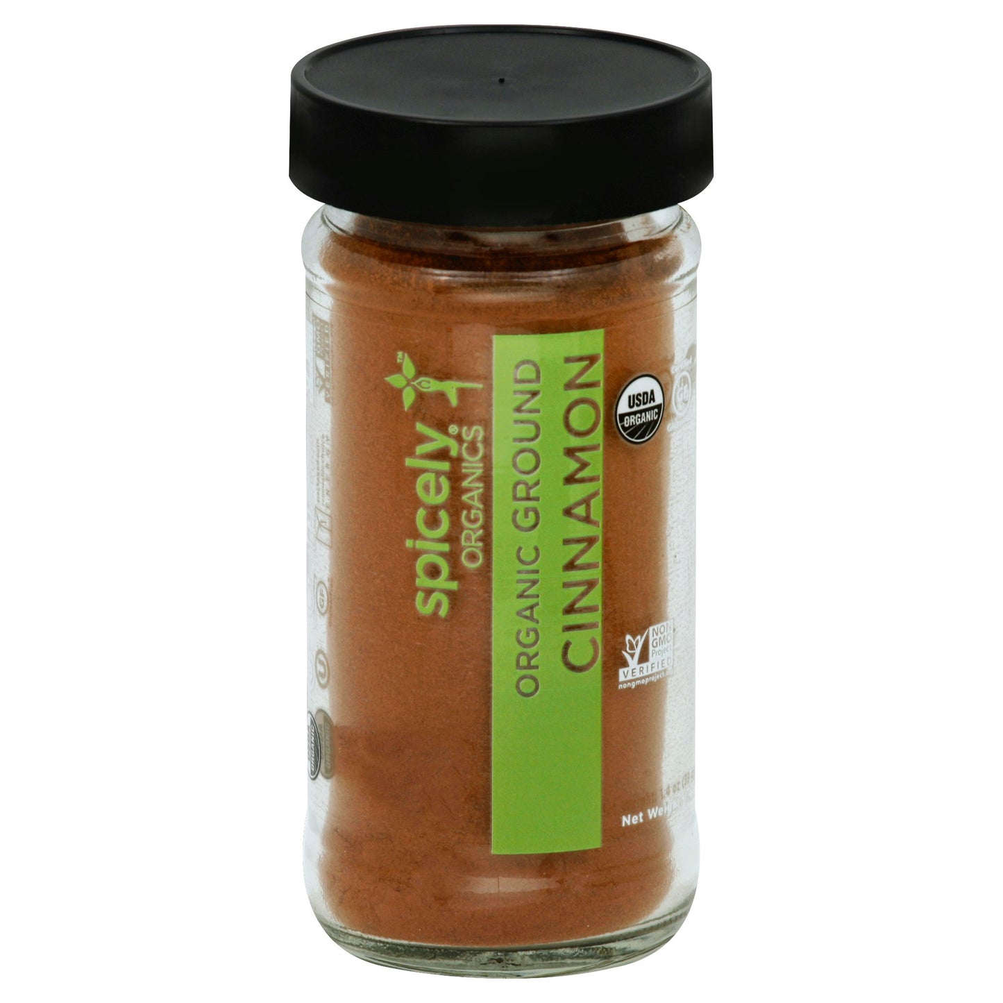 Spicely Organics Spice Cinnamon Ground Jar 1.4 Oz Pack of 3