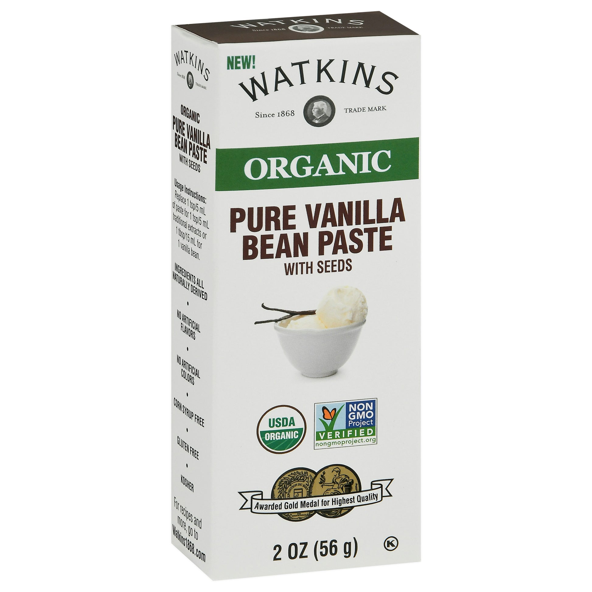 Watkins Paste Vanilla Bean Seeds 2 FO (Pack of 12)