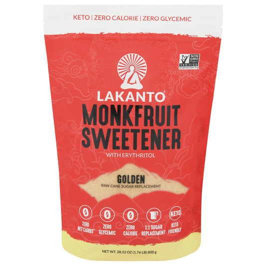 Lakanto Sweetener Golden Monkfruit 28.22 Oz (Pack Of 8)