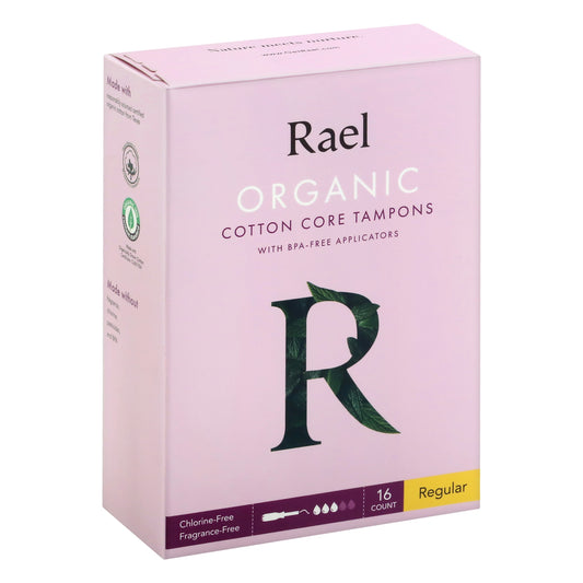 Rael Tampons Cotton Organic 16 Count