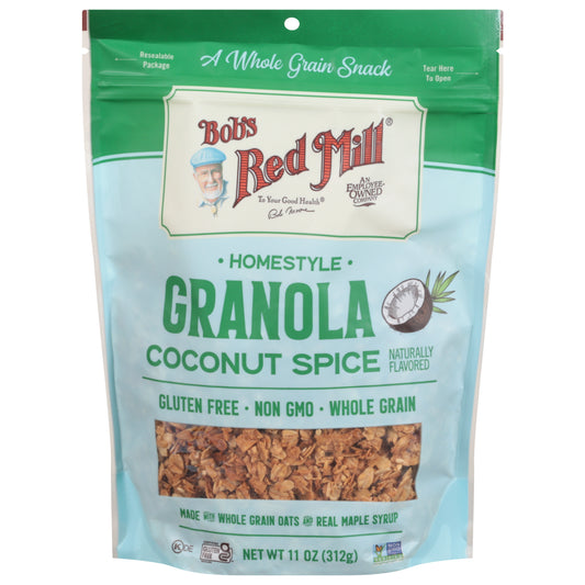 Bobs Red Mill Granola Homestyle Coconut Spice 11 oz (Pack Of 6)