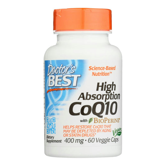 Doctor's Best CoQ10 High Absorption 400mg - (60 Veggie Capsules)