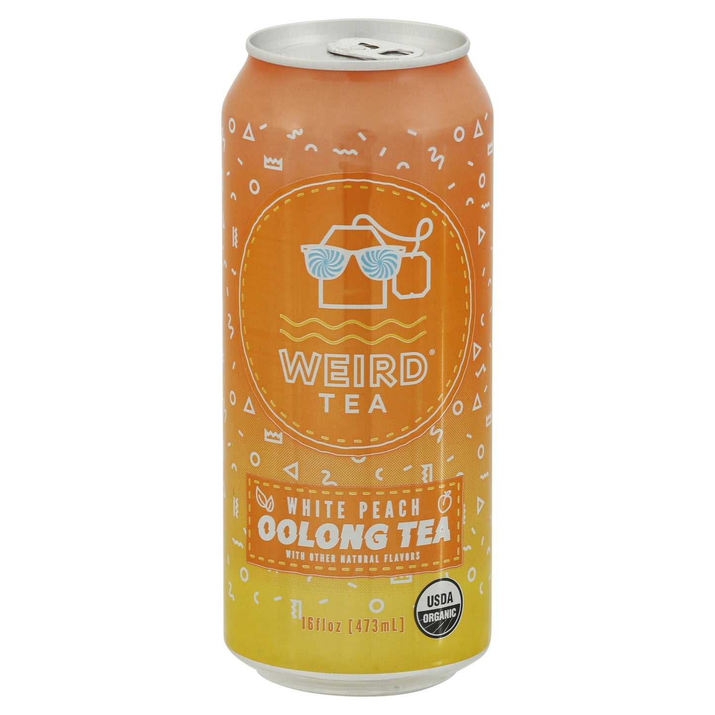 Drink Weird Tea Oolong White Peach RTD 16 Fl oz (Pack of 12)