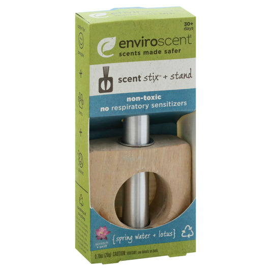 Enviroscent Sticks & Stand Spring Water 0.7 Oz (Pack of 6)