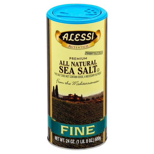 Alessi Sea Salt Fine 24 oz (Pack Of 6)