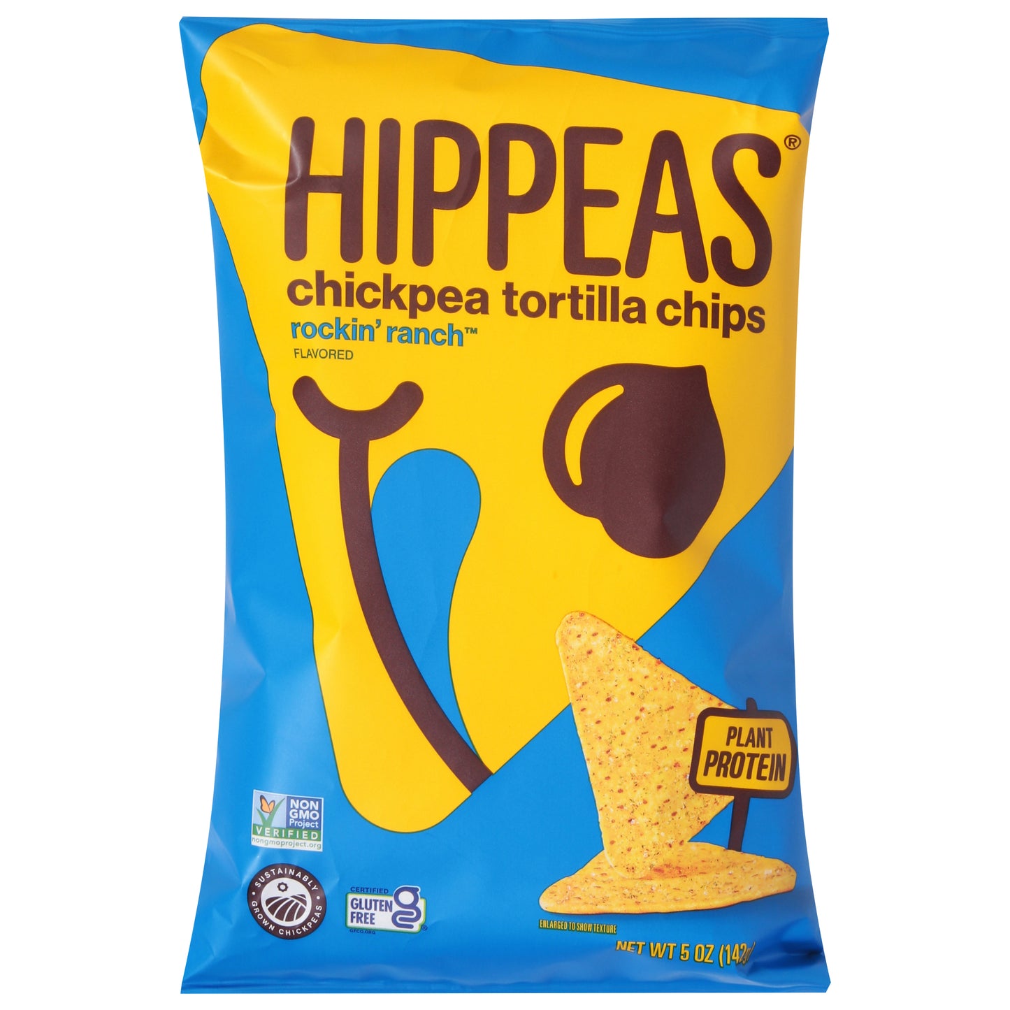 Hippeas Chip Tortilla Ranch Rockin 5 oz (Pack Of 12)