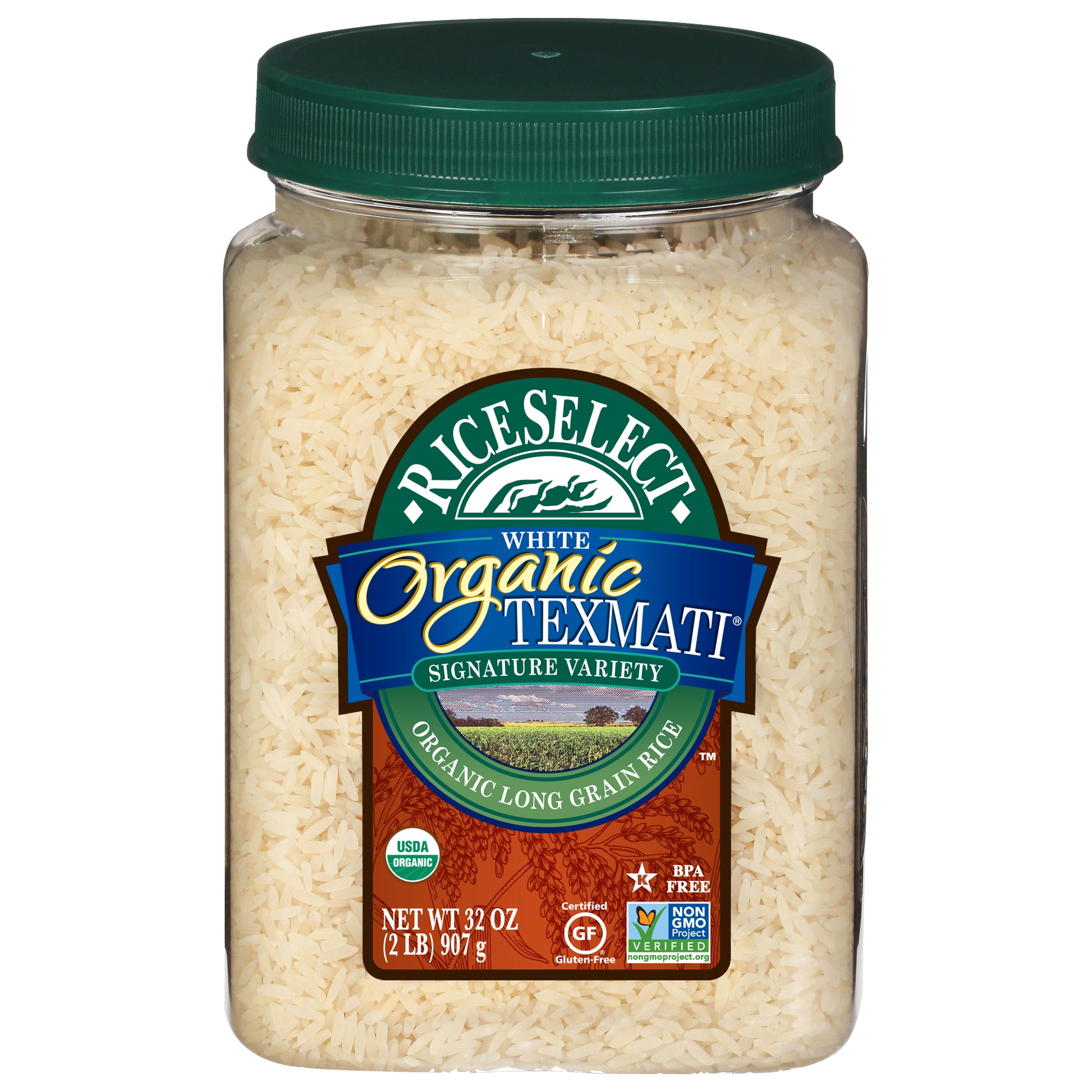 Riceselect Rice White Jar Organic 32 oz (Pack Of 4)