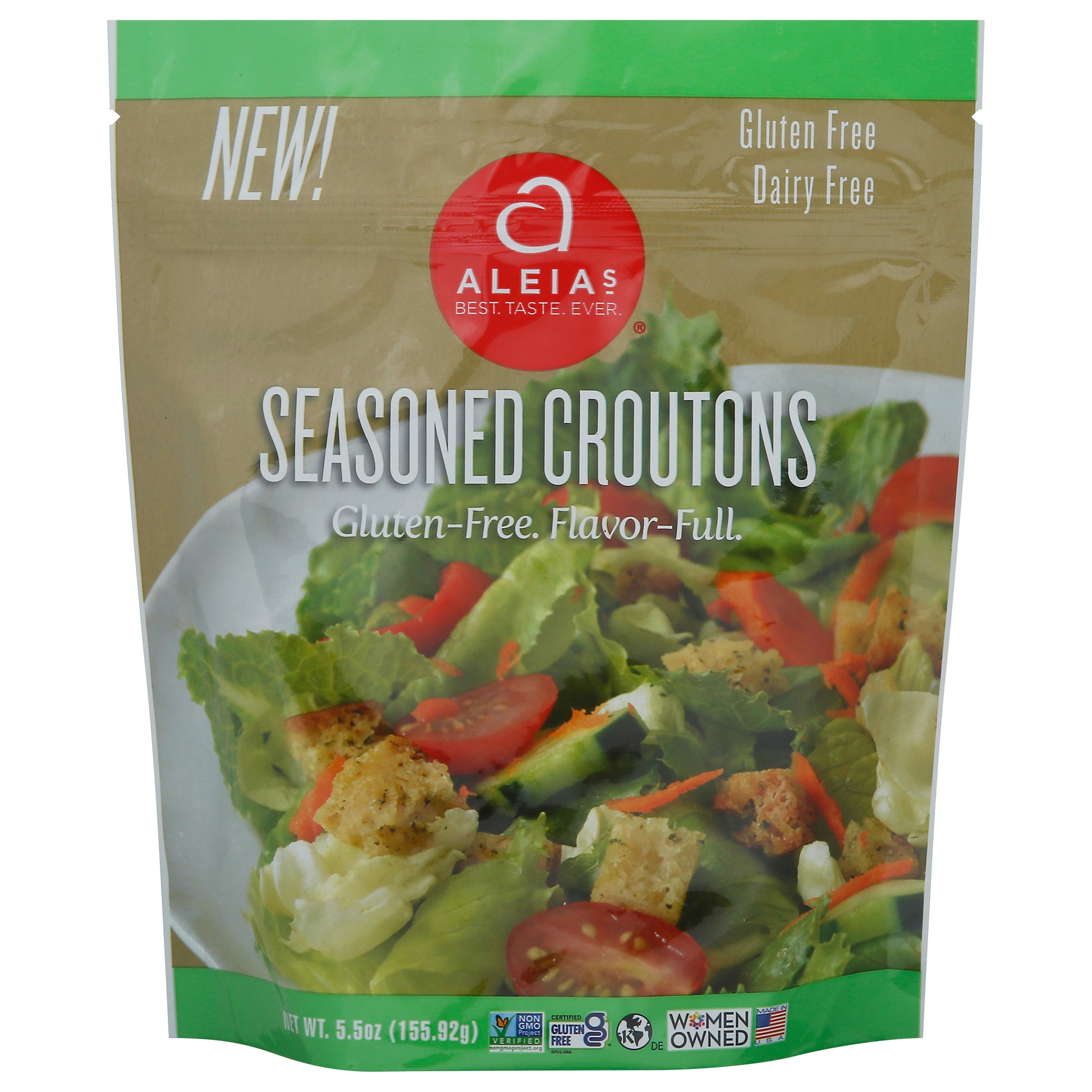 Aleias Croutons Seasoned 5.5 Oz (Pack Of 6)