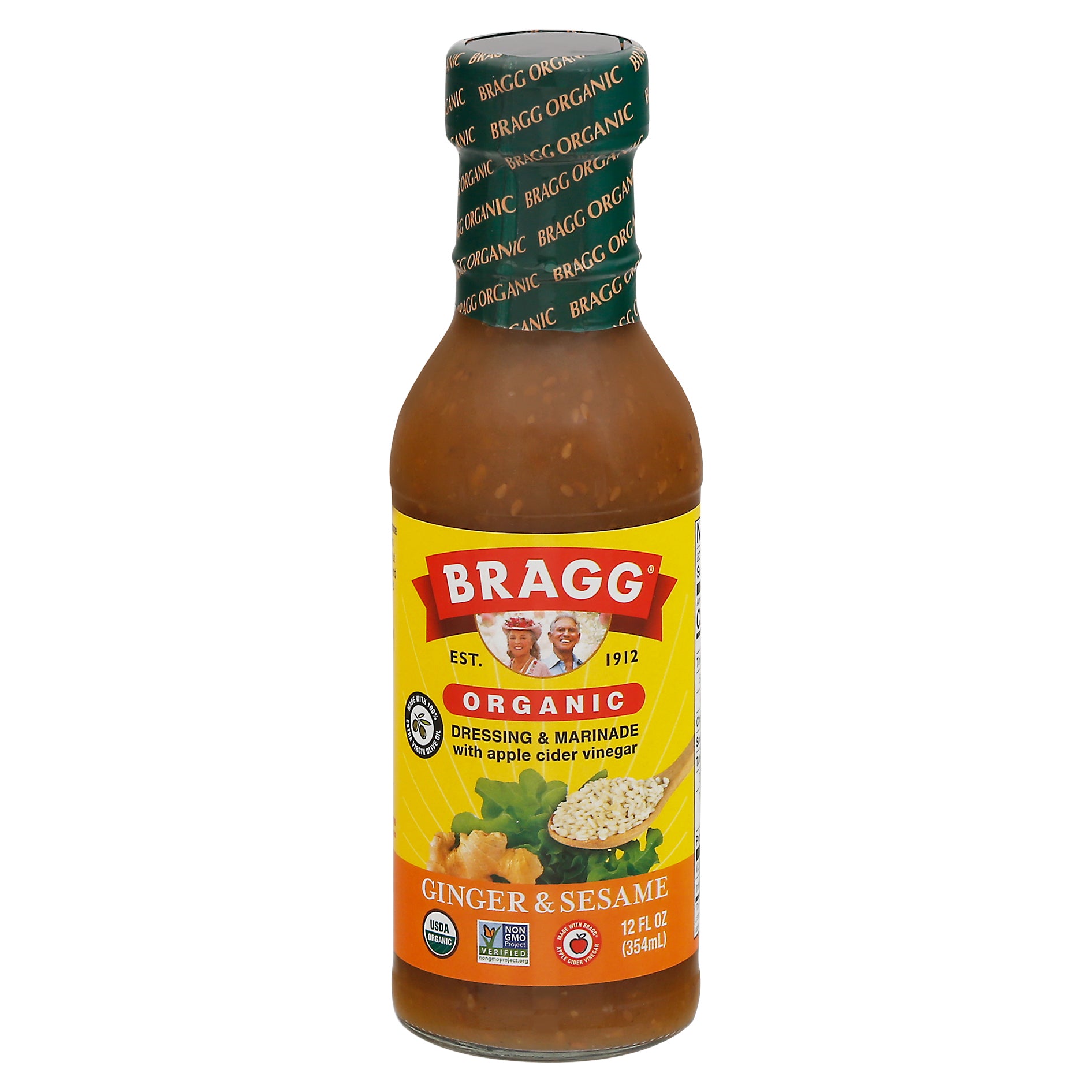 Bragg Dressing Ginger Sesame Organic 12 FO (Pack Of 6)