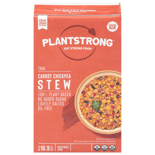 Plantstrong Stew Chickpea Carrot Thai 16.9 FO (Pack Of 6)