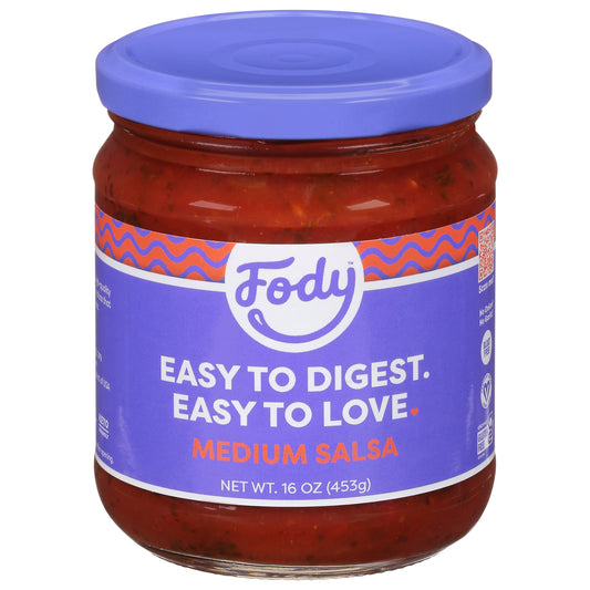 Fody Food Co Salsa Meduim Low Fodmap 16 oz (Pack Of 6)