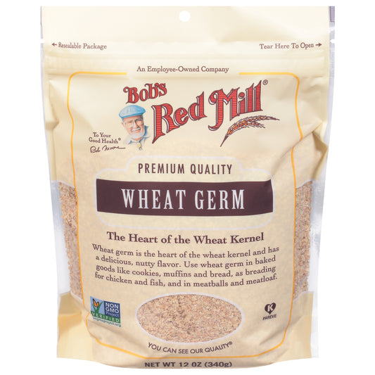 Bobs Red Mill Wheat Germ 12 oz (Pack Of 4)