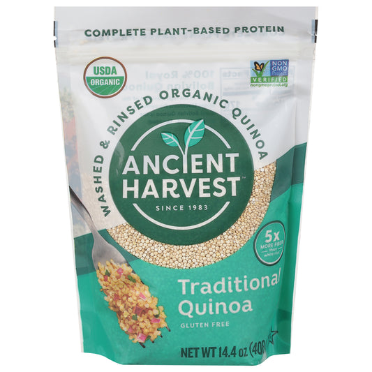 Ancient Harvest Quinoa Whoe Grain Organic 14.4 oz (Pack Of 12)