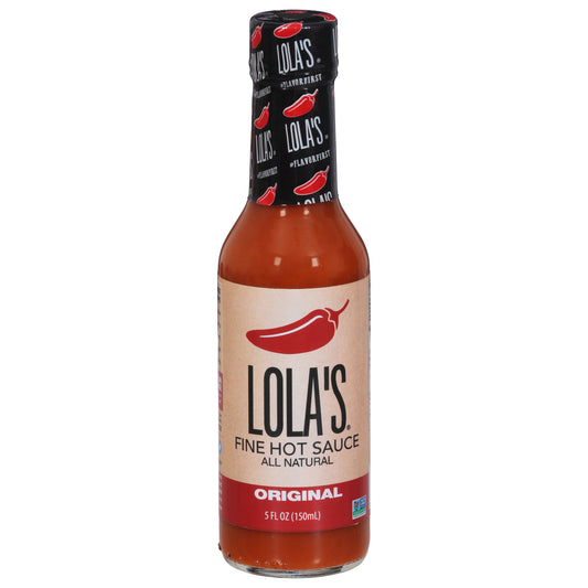 Lolas Fine Hot Sauce Sauce Hot Original 5 oz (Pack Of 12)