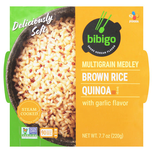 Bibigo Rice Brown And Quinoa 7.7 Oz (Pack Of 6)