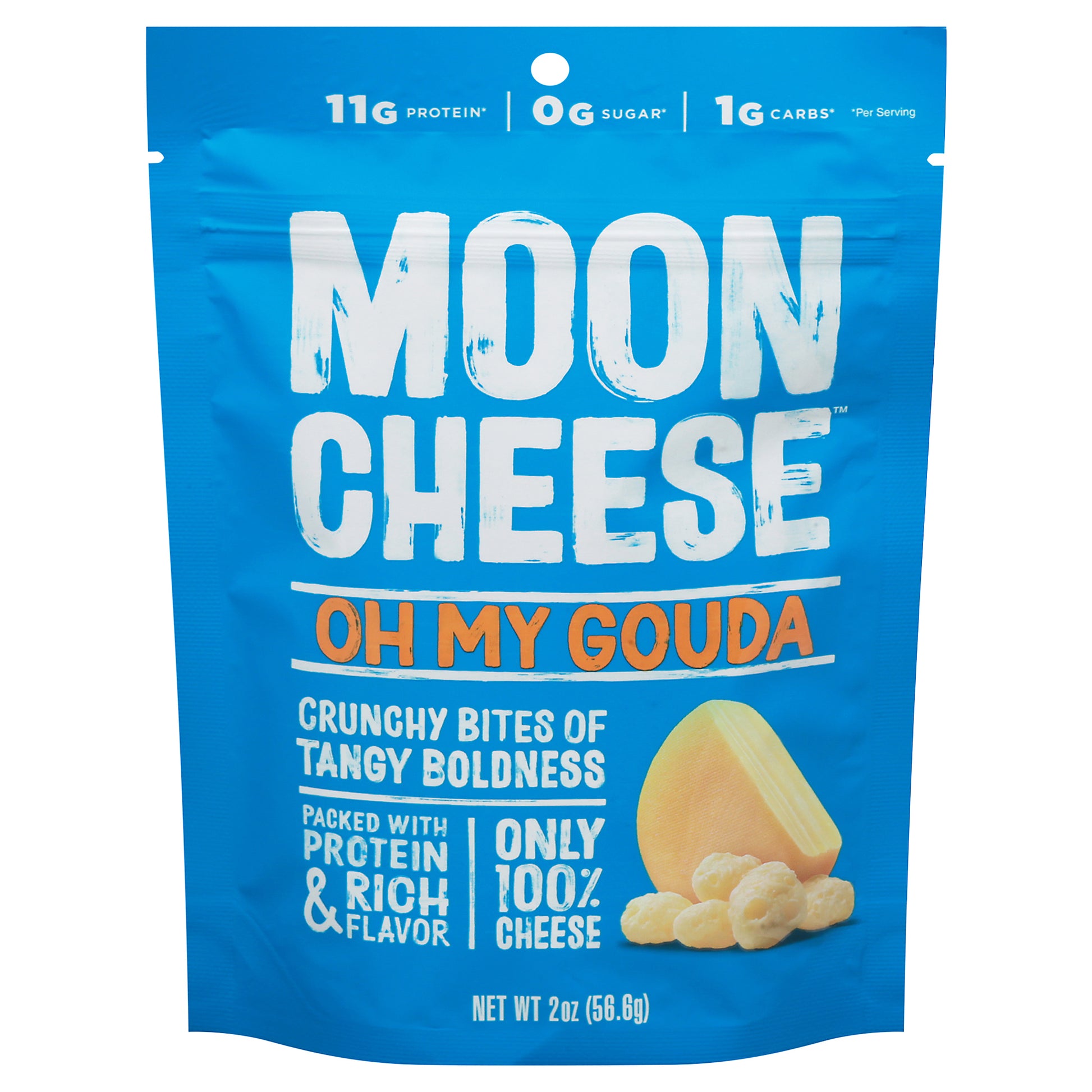 Moon Cheese Cheese Snack Oh My Gouda 2 oz (Pack Of 12)