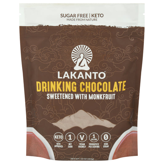 Lakanto Drinking Chocolate 10 oz (Pack Of 8)