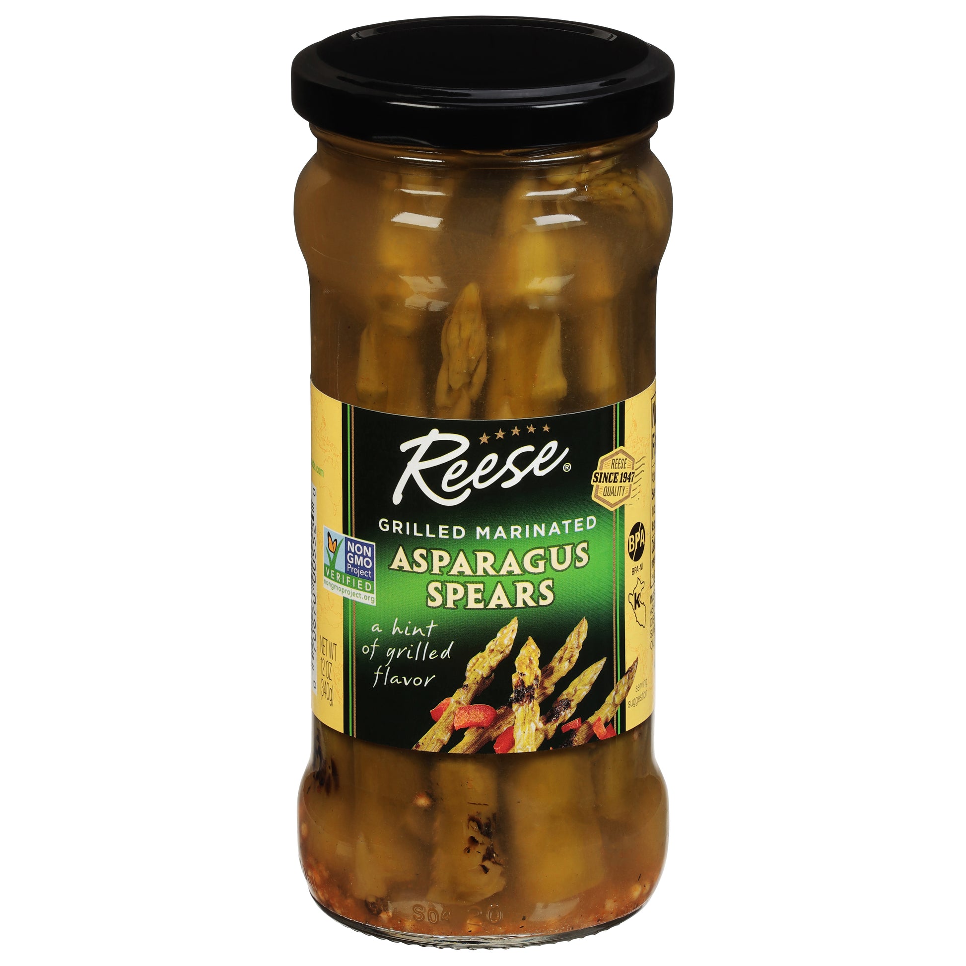 Reese Asparagus Grilled Marinated 12 Oz (Pack Of 6)