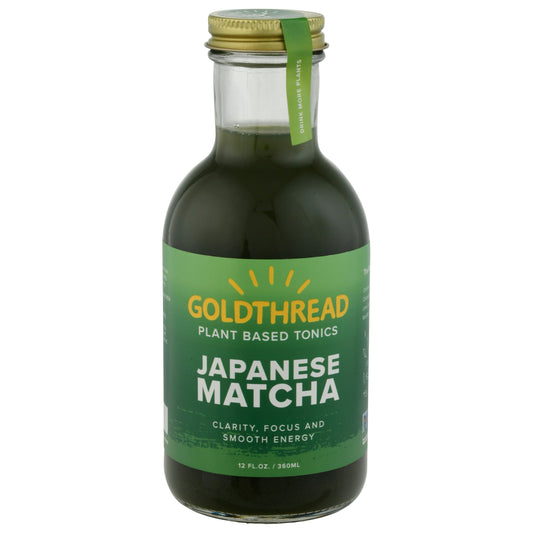 Goldthread Tonic Japanese Matcha 12 Fo Pack of 6