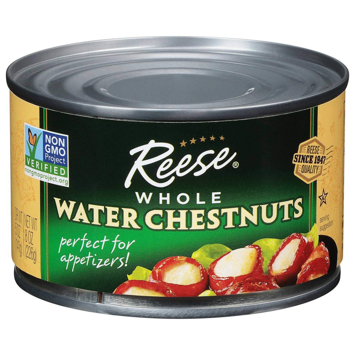 Reese Water Chestnut Whole 8 oz (Pack of 24)