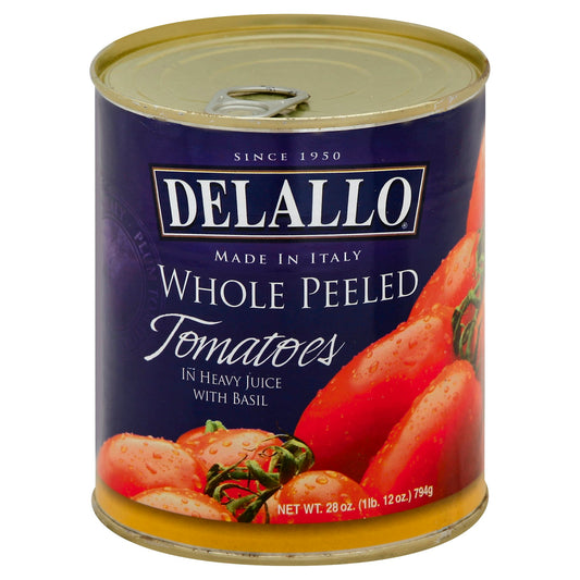 Delallo Tomato Peeled 28 Oz (Pack Of 12)