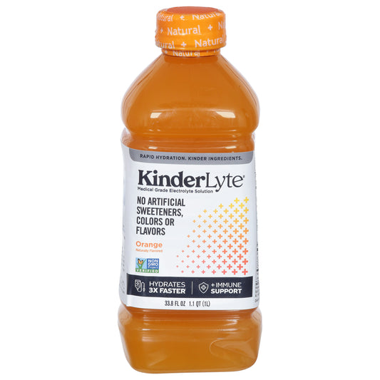 Kinderlyte Electrolyte Soltn Orange 33.8 fl oz (Pack of 6)