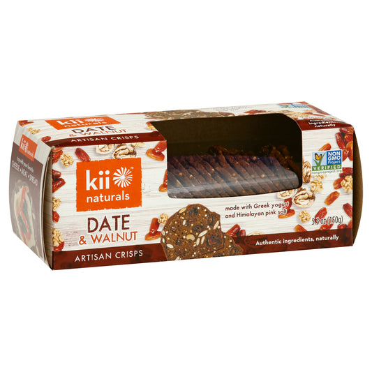 Kii Naturals Crisp Date & Walnut 5.3 oz (Pack of 12)