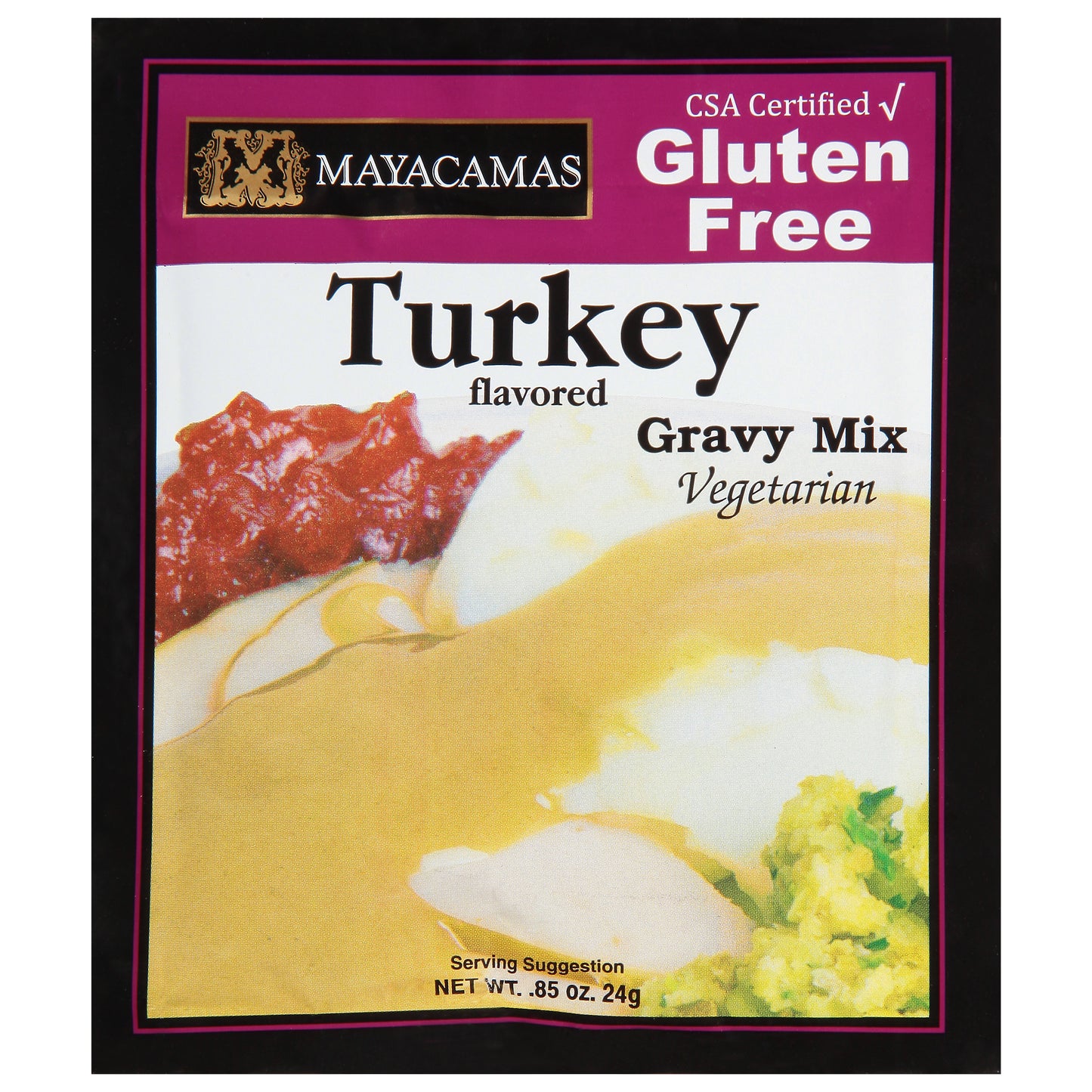 Mayacamas Mix Gluten Free Gravy Turkey 0.7 oz (Pack Of 12)