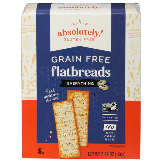 Absolutely Gluten Free Flatbread Gluten Free Everythin 5.29 oz (Pack Of 12)