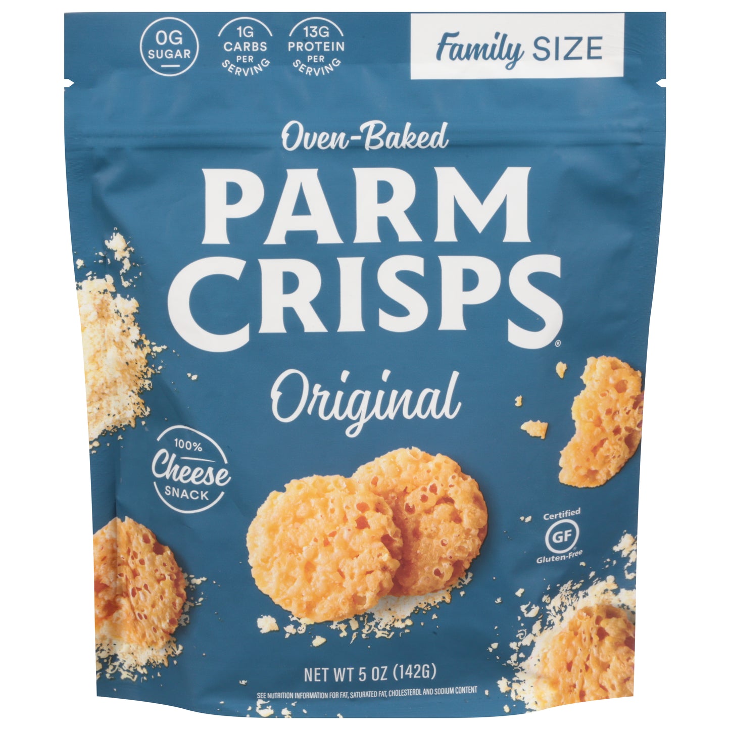 Parm Crisps Crisps Original Parmesan 5 oz (Pack Of 12)