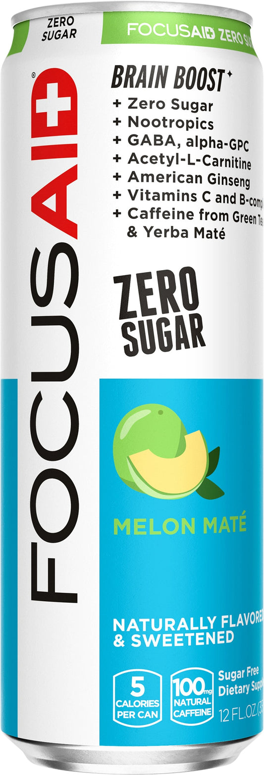 Lifeaid Beverage Lifeaid Focusaid Zero sugar Melon Mate 12 Oz (Pack of 12)