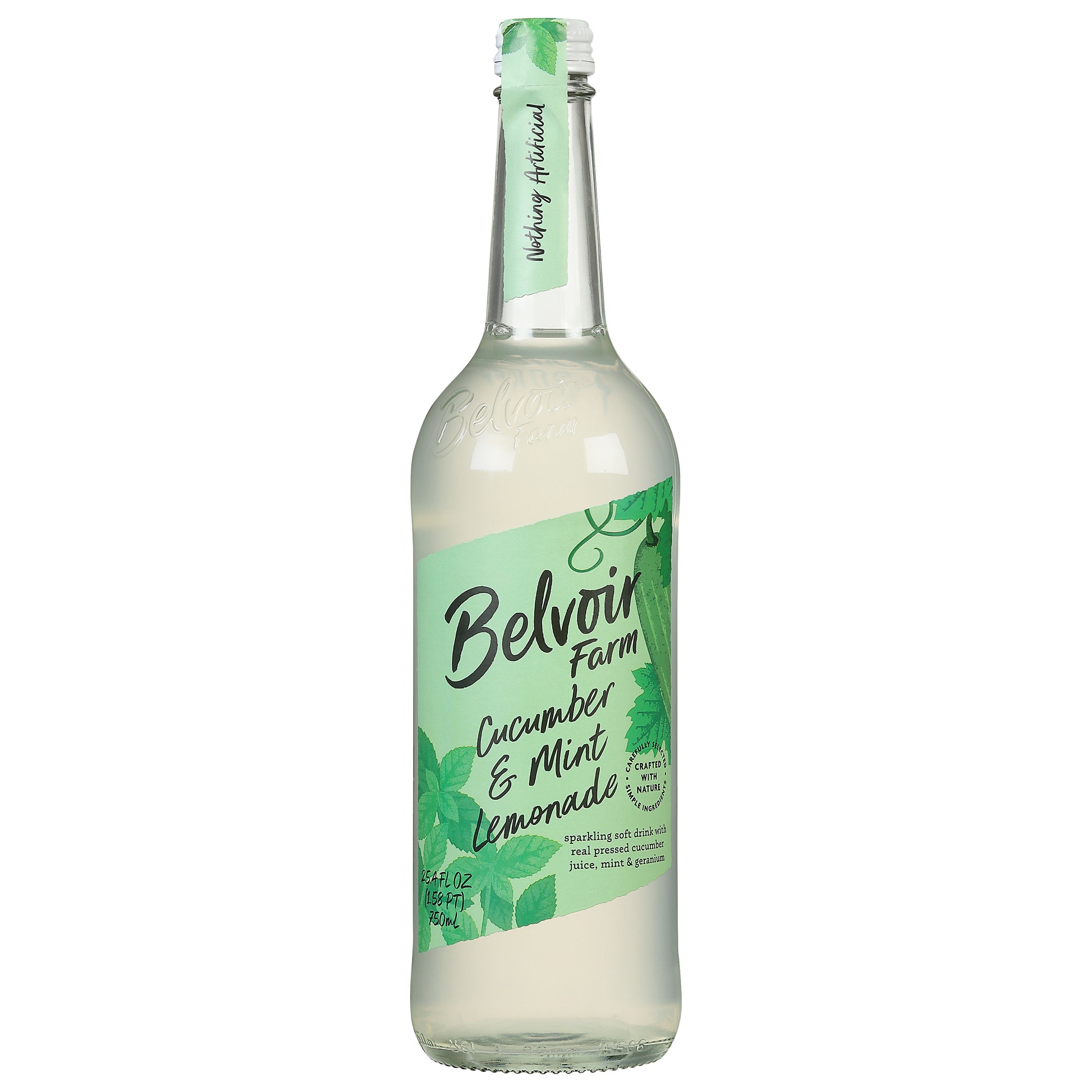 Belvoir Beverage Cucumber Mint Natural 25.4 FO (Pack Of 6)