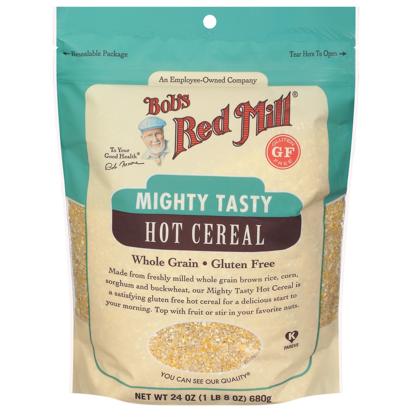 Bobs Red Mill Cereal Hot Mighty Tasty 24 Oz (Pack Of 4)