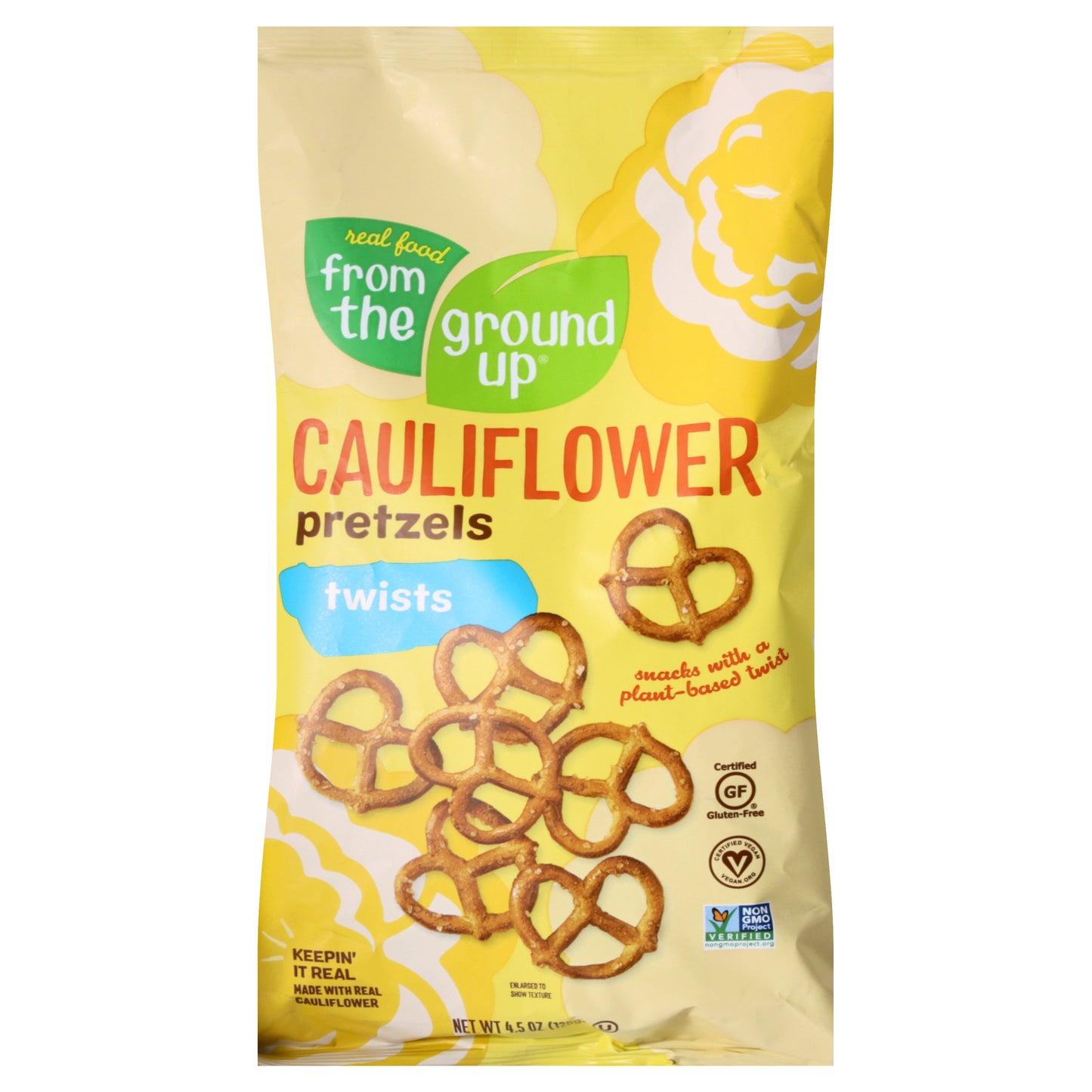 From The Ground Up Pretzel Twist Cauliflower 4.5 oz (Pack Of 12)